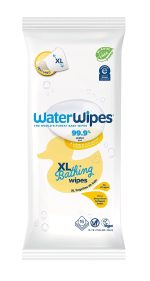 WaterWipes Plastic Free XL Bathing,Toddler Baby Wipes, 99.9 Water Based Wipes, Unscented Hypoallergenic for Sensitive Skin, 16 Count 1 pack Packaging May Vary